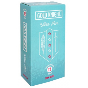 Gold Knight Ultra-Thin Condoms (12 pack)