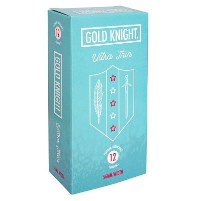 Gold Knight Ultra-Thin Condoms (12 pack)